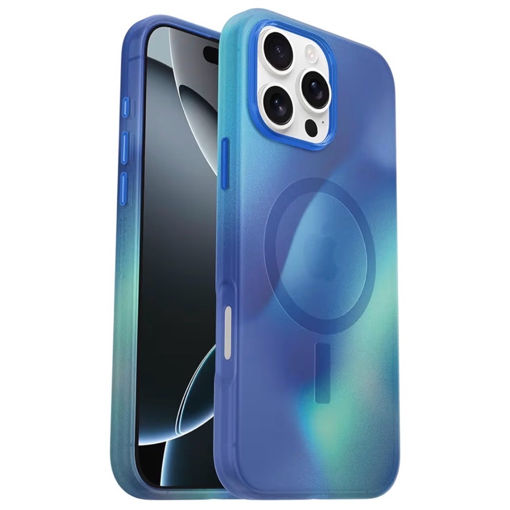 Otterbox iPhone 16 Pro Figura Series case Northern Lights Blue